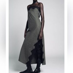 Zara lace dress with wool